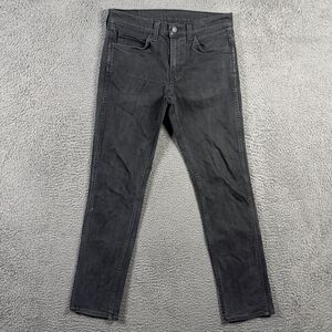 Levis 511 Jeans Mens 31x32 (Fits 30x30) Black Slim Fit Stretch Denim Pants